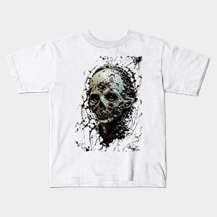 Nightmare's Delight: Haunting Zombie Halloween Spectacle Kids T-Shirt